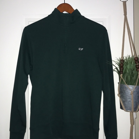 Vineyard Vines men’s 1/4 zip Saltwater Sweatshirt - Picture 2 of 7